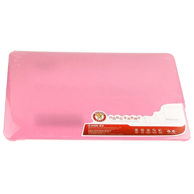 ENKAY for Macbook Pro Retina 13.3 inch (US Version) / A1425 / A1502 Hat-Prince 3 in 1 Frosted Hard Shell Plastic Protective Case with Keyboard Guard & Port Dust Plug(Pink) - MacBook Pro Cases by ENKAY | Online Shopping UK | buy2fix