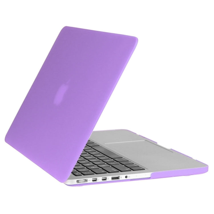 ENKAY for Macbook Pro Retina 15.4 inch (US Version) / A1398 Hat-Prince 3 in 1 Frosted Hard Shell Plastic Protective Case with Keyboard Guard & Port Dust Plug(Purple) - MacBook Pro Cases by ENKAY | Online Shopping UK | buy2fix