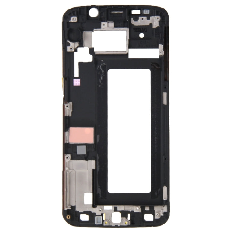 For Galaxy S6 Edge / G925 Full Housing Cover (Front Housing LCD Frame Bezel Plate + Battery Back Cover ) (Gold) - Galaxy S Series Parts by buy2fix | Online Shopping UK | buy2fix