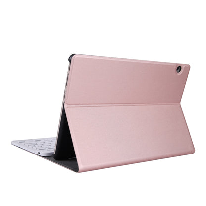 ABS Ultra-thin Split Bluetooth Keyboard Tablet Case for Huawei Honor 5 / T5 10.1 inch, with Bracket Function(Rose Gold) - Huawei Keyboard by buy2fix | Online Shopping UK | buy2fix