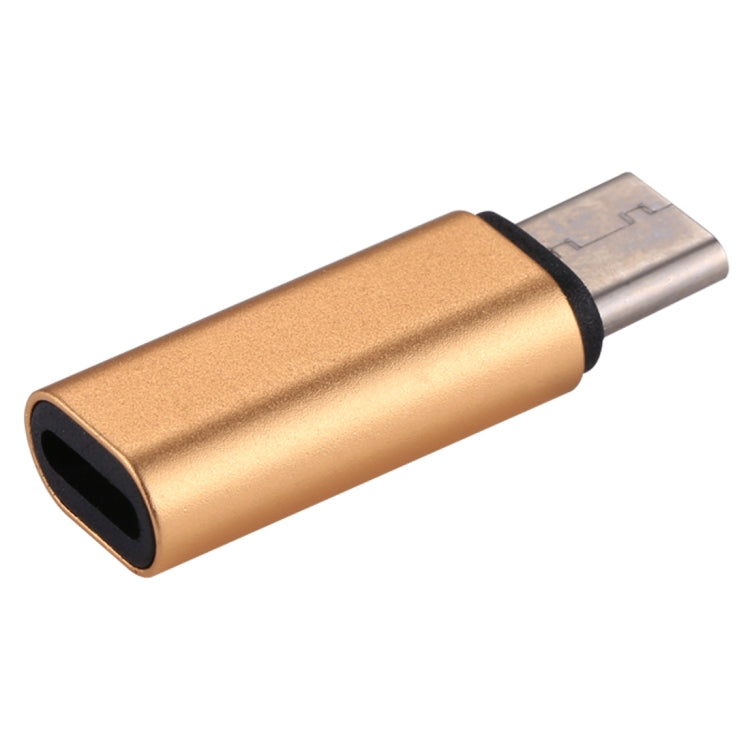 8 Pin Female to USB-C / Type-C Male Metal Shell Adapter(Gold) - Converter & Adapter by buy2fix | Online Shopping UK | buy2fix