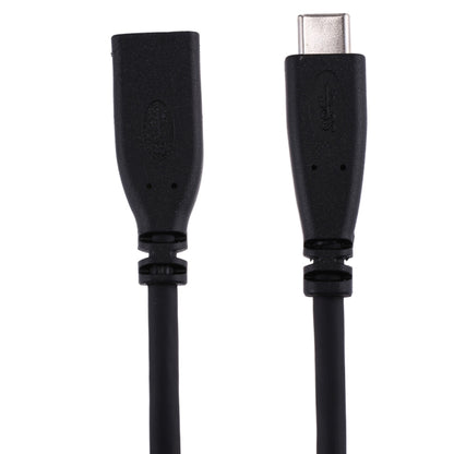 50cm USB-C / Type-C 3.1 Male to USB-C / Type-C Female Connector Adapter Cable(Black) - USB-C & Type-C Cable by buy2fix | Online Shopping UK | buy2fix