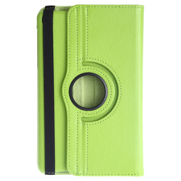 Litchi Texture Horizontal Flip 360 Degrees Rotation Leather Case for Galaxy Tab A 8 (2019) / P200 / P205, with Holder (Green) - Tab A 8.0 & S Pen (2019) P200/P205 by buy2fix | Online Shopping UK | buy2fix