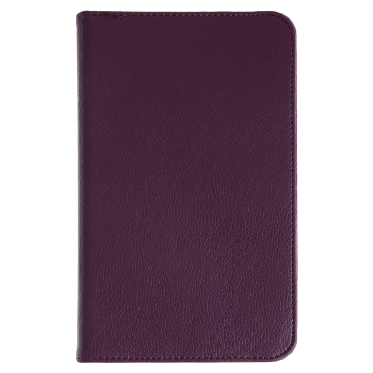 Litchi Texture Horizontal Flip 360 Degrees Rotation Leather Case for Galaxy Tab A 8 (2019) / P200 / P205, with Holder (Purple) - Tab A 8.0 & S Pen (2019) P200/P205 by buy2fix | Online Shopping UK | buy2fix