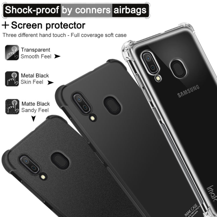 IMAK All-inclusive Shockproof Airbag TPU Case for Galaxy A20 / Galaxy A30, with Screen Protector(Transparent) - Galaxy Phone Cases by imak | Online Shopping UK | buy2fix