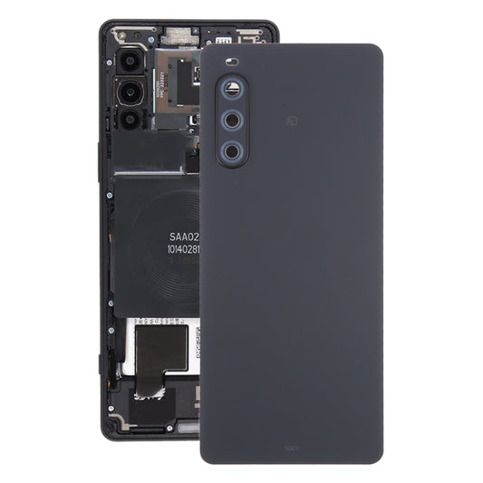 For Sony Xperia 10 V Original Battery Back Cover with Camera Lens Cover(Black) - Back Cover by buy2fix | Online Shopping UK | buy2fix