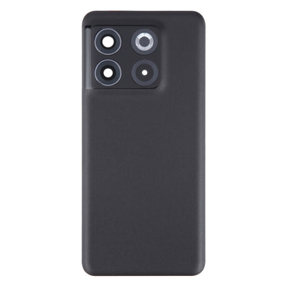 For OnePlus 11T Battery Back Cover with Camera Lens Cover(Black) - Back Cover by buy2fix | Online Shopping UK | buy2fix