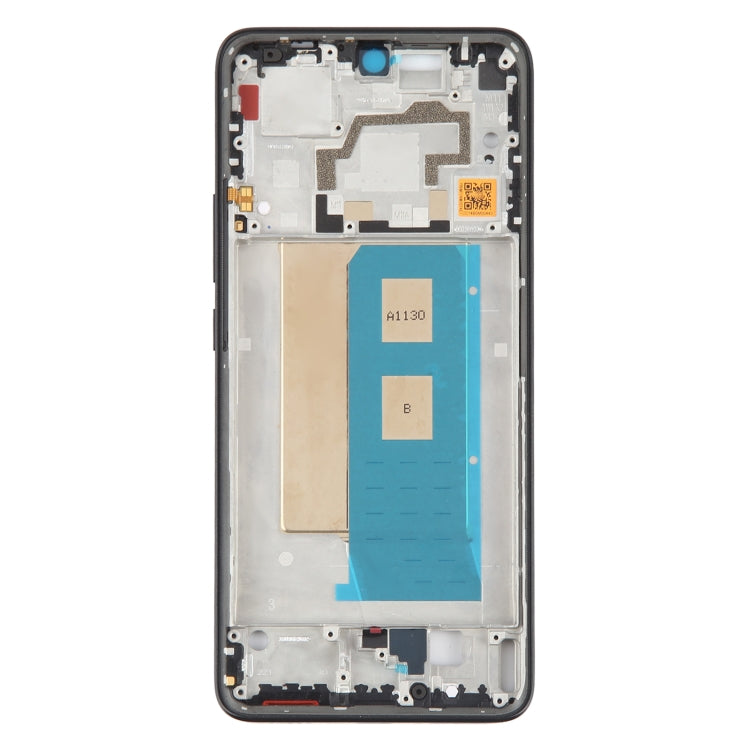 For Xiaomi Poco F5 Pro Original Front Housing LCD Frame Bezel Plate (Black) - Frame Bezel Plate by buy2fix | Online Shopping UK | buy2fix