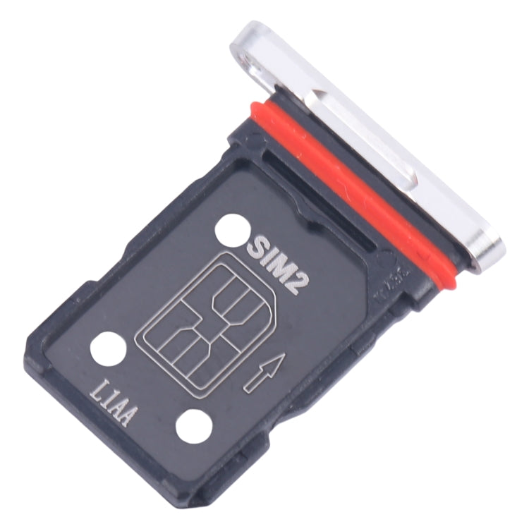 For OnePlus 12 PJD110 CPH2573 CPH2581 SIM Card Tray + SIM Card Tray (Silver) - Card Tray by buy2fix | Online Shopping UK | buy2fix