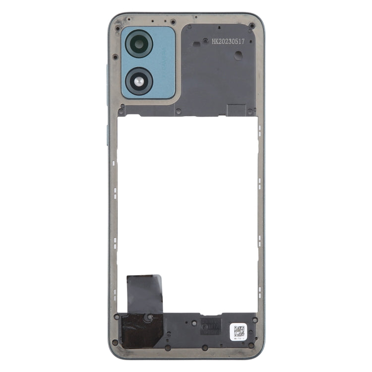 For Motorola Moto E13 Original Middle Frame Bezel Plate (Green) - Frame Bezel Plate by buy2fix | Online Shopping UK | buy2fix