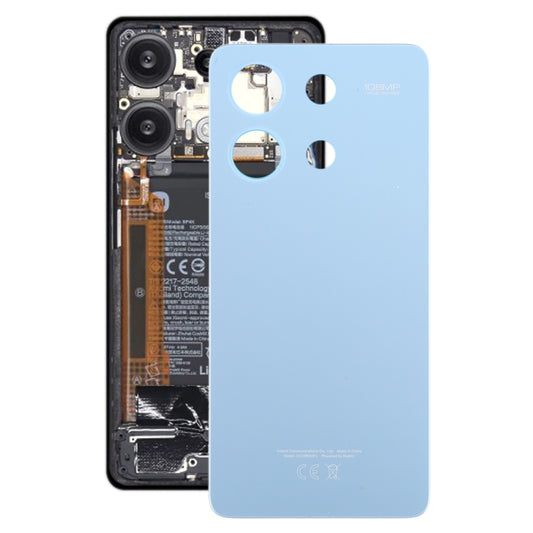 For Xiaomi Redmi Note 13 4G Original Battery Back Cover(Blue) - Back Cover by buy2fix | Online Shopping UK | buy2fix