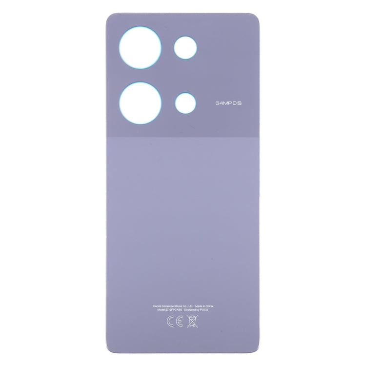 For Xiaomi Poco M6 Pro 4G Original Battery Back Cover(Purple) - Back Cover by buy2fix | Online Shopping UK | buy2fix