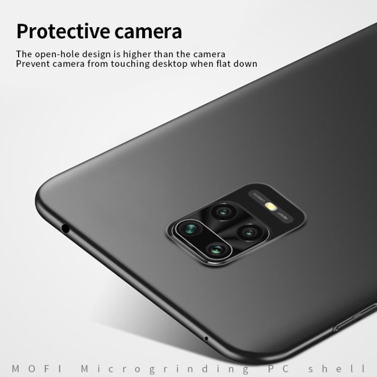 For Xiaomi RedMi Note9S/Note9Pro  MOFI Frosted PC Ultra-thin Hard C(Black) - Xiaomi Cases by MOFI | Online Shopping UK | buy2fix