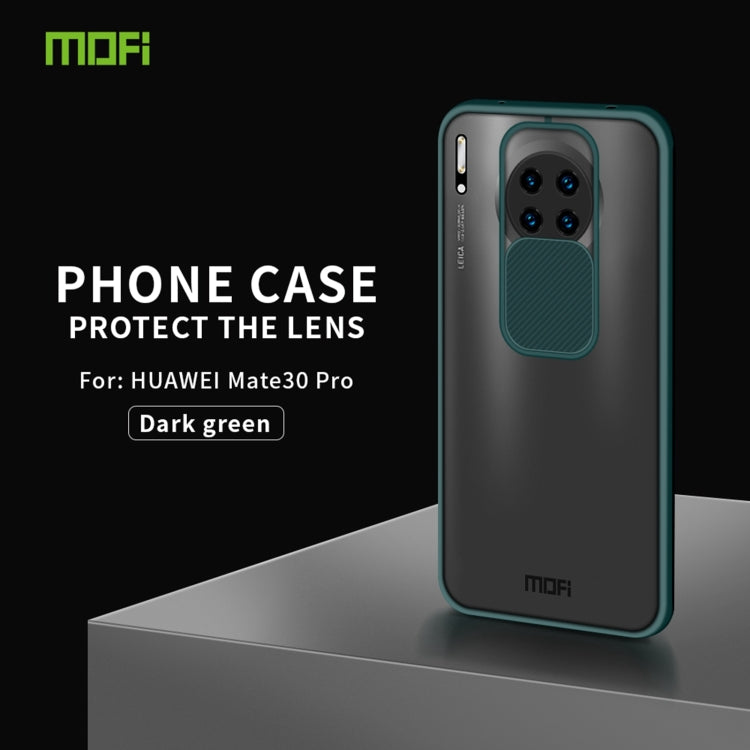 For Huawei Mate 30 Pro MOFI Xing Dun Series PC + TPU Anti-peep Waterproof And Anti-drop All-inclusive Protective Shell, Translucent Frosted(Green) - Huawei Cases by MOFI | Online Shopping UK | buy2fix