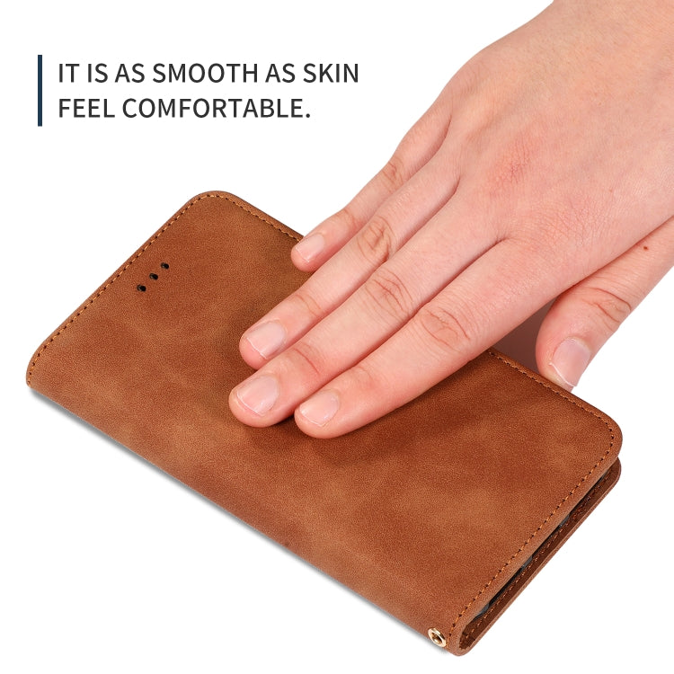 For OPPO Reno 2Z & Reno 2F Retro Skin Feel Business Magnetic Horizontal Flip Leather Case(Brown) - OPPO Cases by buy2fix | Online Shopping UK | buy2fix