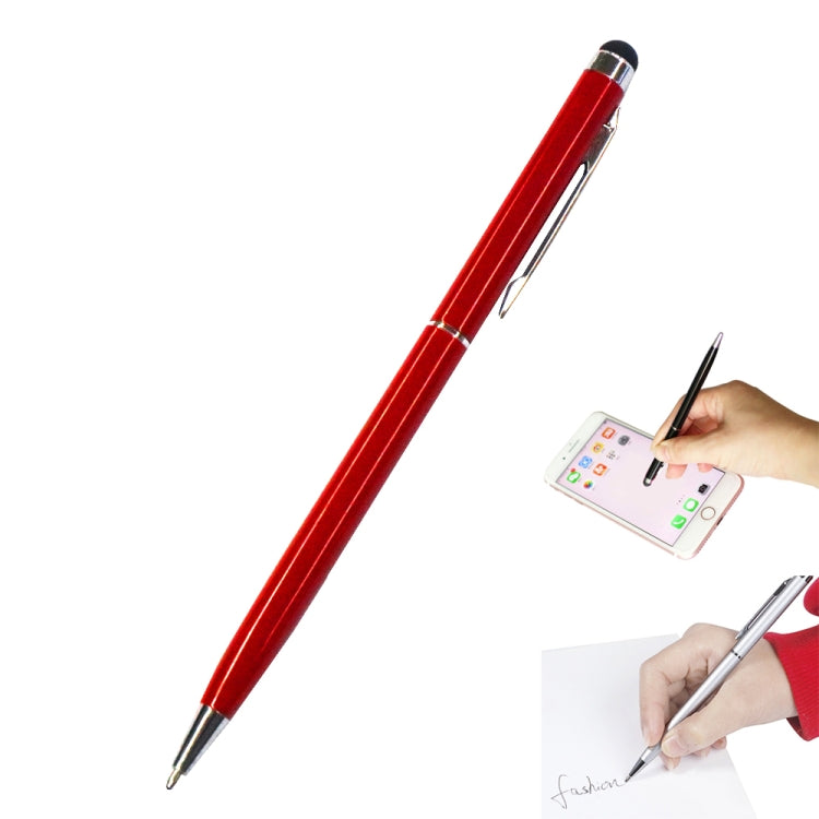 AT-18 3 in 1 Rotary Mobile Phone Touch Screen Handwriting Pen is Suitable for Apple / Huawei / Samsung(Red) - Stylus Pen by buy2fix | Online Shopping UK | buy2fix