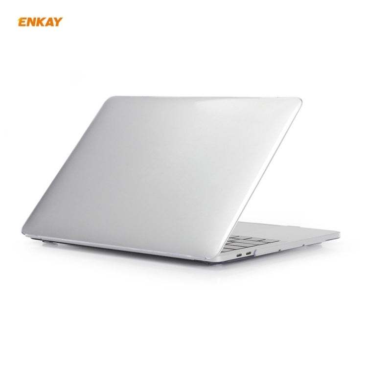 ENKAY 3 in 1 Crystal Laptop Protective Case + US Version TPU Keyboard Film + Anti-dust Plugs Set for MacBook Pro 13.3 inch A1708 (without Touch Bar)(Transparent) - MacBook Pro Cases by ENKAY | Online Shopping UK | buy2fix