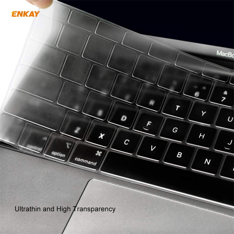 ENKAY 3 in 1 Matte Laptop Protective Case + US Version TPU Keyboard Film + Anti-dust Plugs Set for MacBook Pro 13.3 inch A1706 / A1989 / A2159 (with Touch Bar)(Black) - MacBook Pro Cases by ENKAY | Online Shopping UK | buy2fix