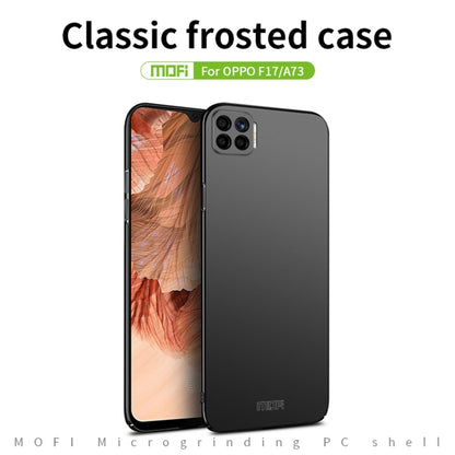 For OPPO F17 / A73 MOFI Frosted PC Ultra-thin Hard Case(Gold) - OPPO Cases by MOFI | Online Shopping UK | buy2fix