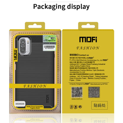 For Xiaomi Mi 10T / 10T Pro / Redmi  K30S MOFI Gentleness Series Brushed Texture Carbon Fiber Soft TPU Case(Grey) - Xiaomi Cases by MOFI | Online Shopping UK | buy2fix