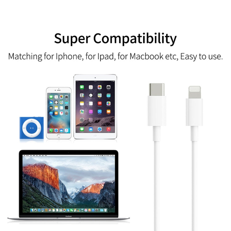 1m PD20W USB-C / Type-C to 8 Pin PD Fast Charging Sync Data Cable for iPhone 13 / 12 Series - Normal Style Cable by buy2fix | Online Shopping UK | buy2fix