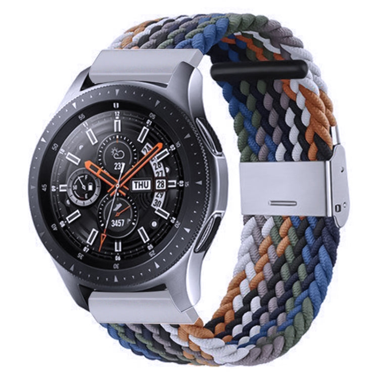 For Samsung Galaxy Watch 4 / Watch 5 20mm Nylon Braided Metal Buckle Watch Band(Color 3) - Watch Bands by buy2fix | Online Shopping UK | buy2fix