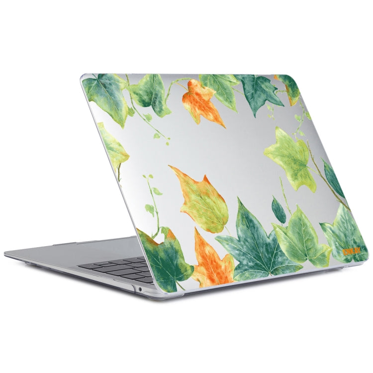 ENKAY Hat-Prince Forest Series Pattern Laotop Protective Crystal Case for MacBook Pro 15.4 inch A1707 / A1990(Ivy Leaf Pattern) - MacBook Pro Cases by ENKAY | Online Shopping UK | buy2fix