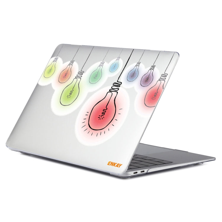 For MacBook Air 13.3 inch A2179 / A2337 ENKAY Hat-Prince Forest Series Pattern Laotop Protective Crystal Case(Bulb Pattern) - MacBook Air Cases by ENKAY | Online Shopping UK | buy2fix