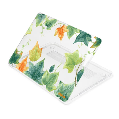 ENKAY Hat-Prince Forest Series Pattern Laotop Protective Crystal Case for MacBook Air 13.3 inch A1932 2018(Ivy Leaf Pattern) - MacBook Air Cases by ENKAY | Online Shopping UK | buy2fix