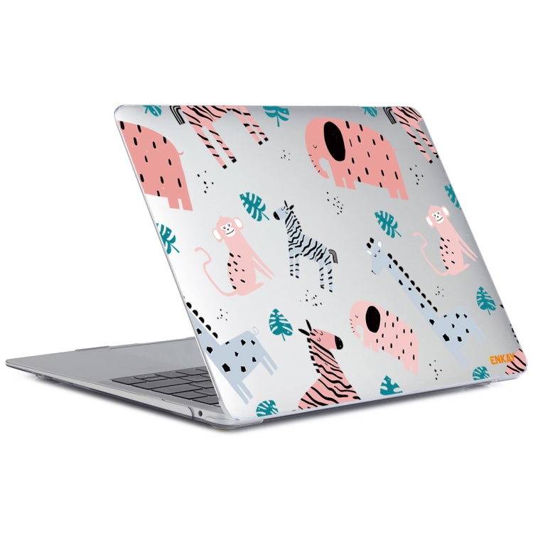 ENKAY Animal Series Pattern Laotop Protective Crystal Case For MacBook Pro 13.3 inch A1706 / A1708 / A1989 / A2159(Animals No.2) - MacBook Pro Cases by ENKAY | Online Shopping UK | buy2fix