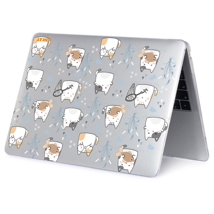 ENKAY Animal Series Pattern Laotop Protective Crystal Case For MacBook Pro 13.3 inch A2251 / A2289 / A2338 2020(Cute Cat) - MacBook Pro Cases by ENKAY | Online Shopping UK | buy2fix