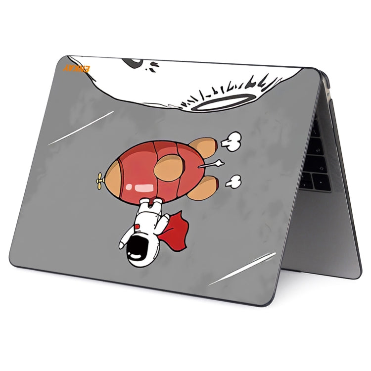 ENKAY Star Series Pattern Laotop Protective Crystal Case For MacBook Pro 14.2 inch A2442 (2021)(Rocket Astronaut) - MacBook Pro Cases by ENKAY | Online Shopping UK | buy2fix