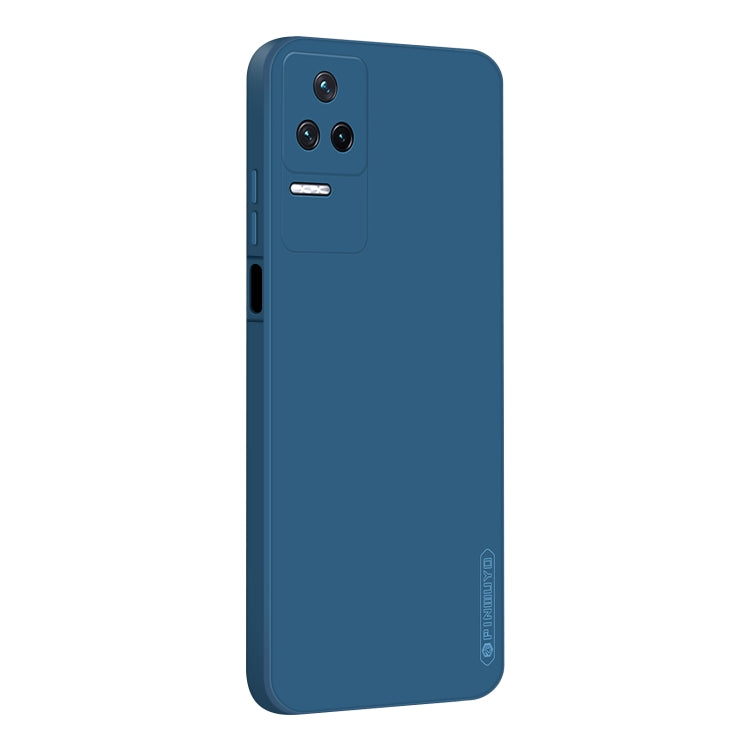 For Xiaomi Redmi K50 / K50 Pro PINWUYO Sense Series Liquid Silicone TPU Phone Case(Blue) - More Brand by PINWUYO | Online Shopping UK | buy2fix