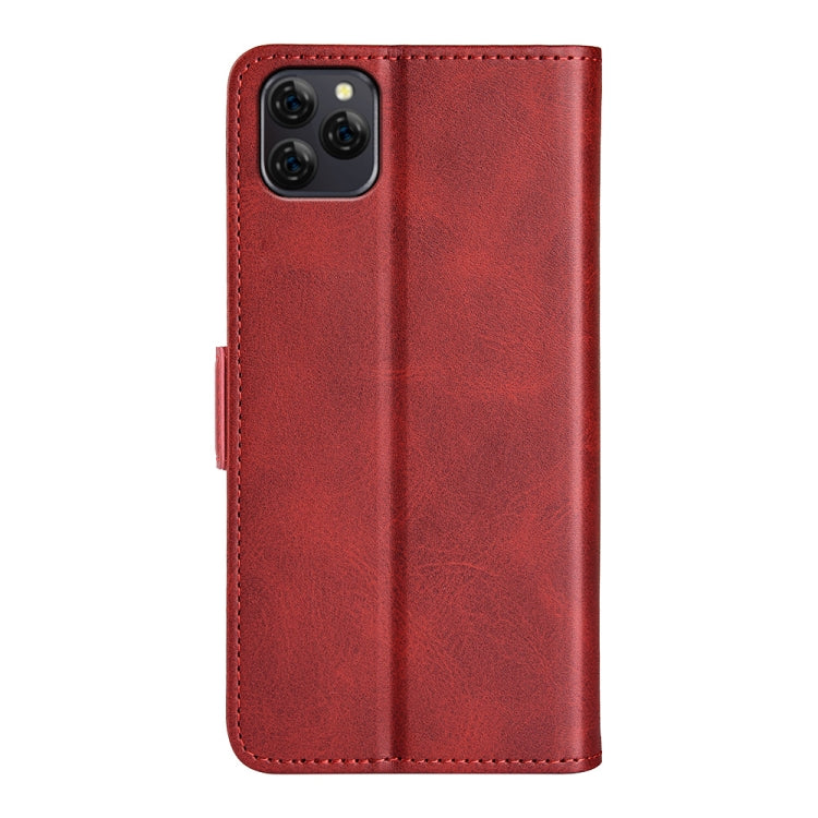 For Blackview A95 Dual-side Magnetic Buckle Leather Phone Case(Red) - More Brand by buy2fix | Online Shopping UK | buy2fix