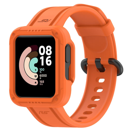 For Xiaomi Mi Watch 2 Lite Silicone Solid Color Watch Band(Orange) - Watch Bands by buy2fix | Online Shopping UK | buy2fix