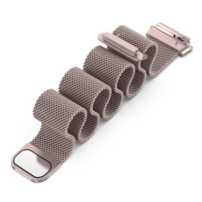 For Huawei Band 7 Milan Magnetic Watch Band(Official Pink) - Watch Bands by buy2fix | Online Shopping UK | buy2fix