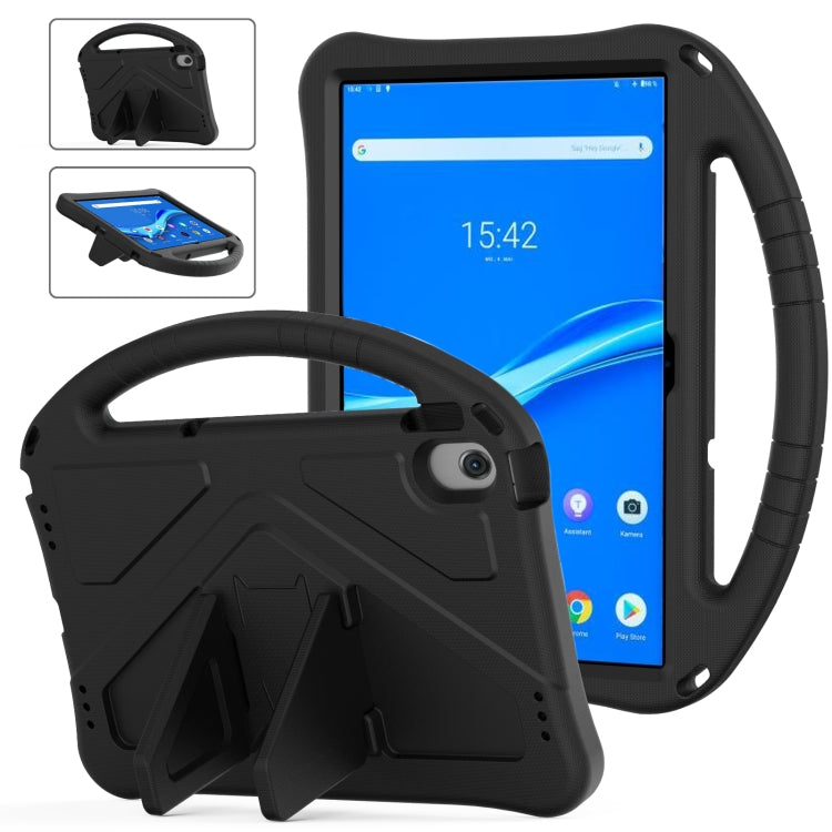 For Lenovo Tab M10 Plus 10.6 3rd Gen TB125FU 2022 EVA Shockproof Tablet Case with Holder(Black) - Lenovo by buy2fix | Online Shopping UK | buy2fix