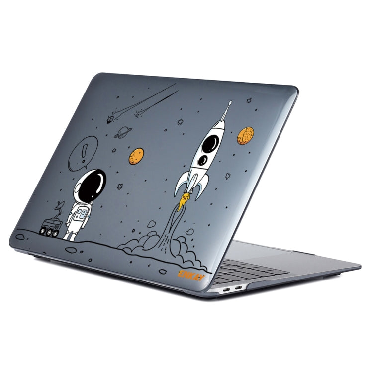 For MacBook Pro 14.2 A2442/A2779 2023 ENKAY Hat-Prince 3 in 1 Spaceman Pattern Laotop Protective Crystal Case with TPU Keyboard Film / Anti-dust Plugs, Version:US(Spaceman No.1) - MacBook Pro Cases by ENKAY | Online Shopping UK | buy2fix