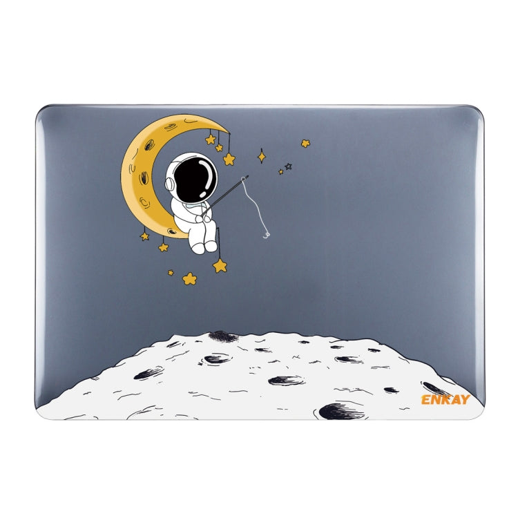 For MacBook Pro 16.2 A2485/A2880 2023 ENKAY Hat-Prince 3 in 1 Spaceman Pattern Laotop Protective Crystal Case with TPU Keyboard Film / Anti-dust Plugs, Version:EU(Spaceman No.3) - MacBook Pro Cases by ENKAY | Online Shopping UK | buy2fix