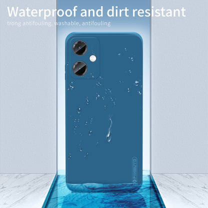 For Xiaomi Redmi Note 12 China PINWUYO Sense Series Liquid Silicone TPU Phone Case(Blue) - Xiaomi Cases by PINWUYO | Online Shopping UK | buy2fix