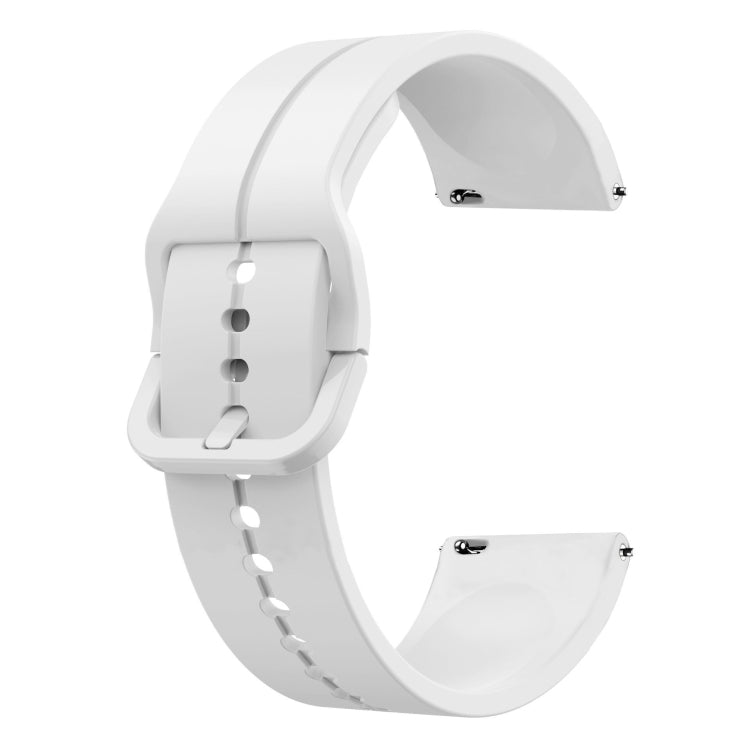 For Garmin Venu SQ 20mm Loop Silicone Watch Band(White) - Watch Bands by buy2fix | Online Shopping UK | buy2fix