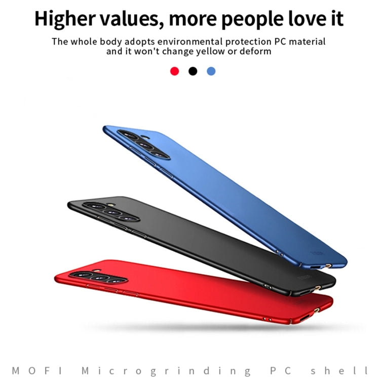 For Samsung Galaxy S24 5G MOFI Frosted PC Ultra-thin Hard Phone Case(Red) - Galaxy S24 5G Cases by MOFI | Online Shopping UK | buy2fix