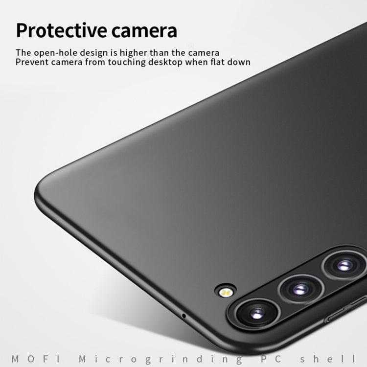 For Samsung Galaxy A55 5G MOFI Frosted PC Ultra-thin Hard Phone Case(Black) - Galaxy Phone Cases by MOFI | Online Shopping UK | buy2fix