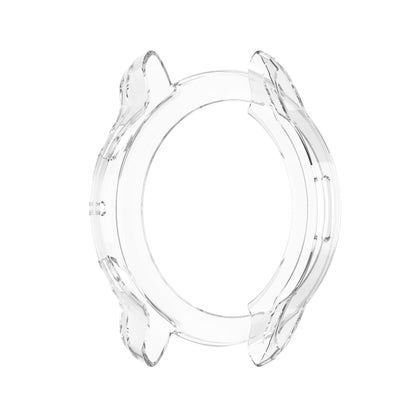 For Ticwatch Pro 3 Ultra GPS TPU Color Transparent Half Wrapped Protective Shell(Transparent) - Watch Case by buy2fix | Online Shopping UK | buy2fix