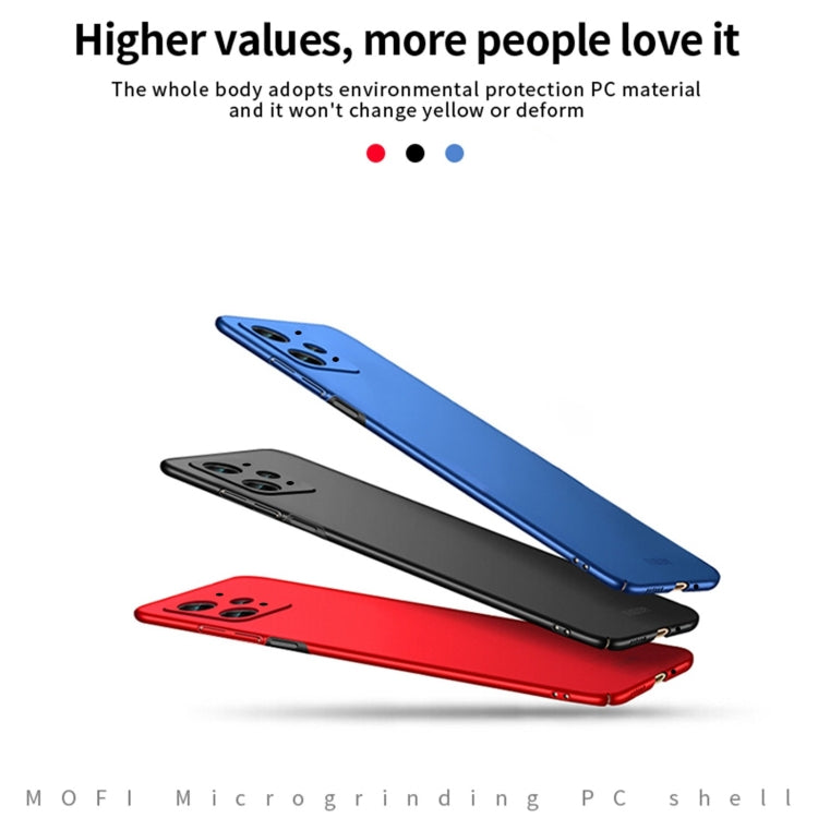 For Xiaomi Redmi Note 12S MOFI Micro-Frosted PC Ultra-thin Hard Phone Case(Blue) - Xiaomi Cases by MOFI | Online Shopping UK | buy2fix