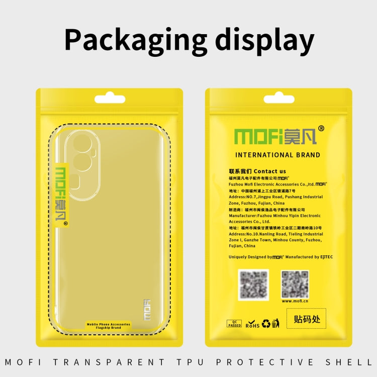 For OPPO Reno11 F MOFI Ming Series Transparent Ultra-thin TPU Phone Case(Transparent) - OPPO Cases by MOFI | Online Shopping UK | buy2fix