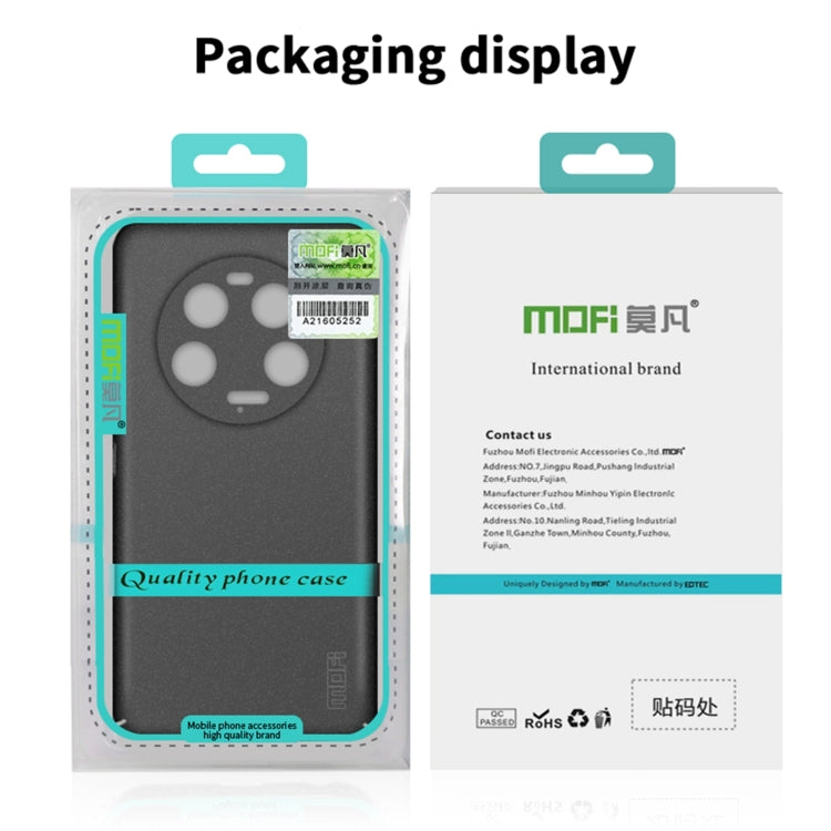 For Xiaomi 14 Ultra MOFI Fandun Series Frosted PC Ultra-thin All-inclusive Phone Case(Black) - 14 Ultra Cases by MOFI | Online Shopping UK | buy2fix