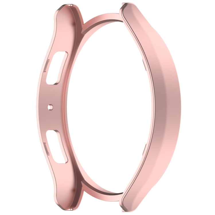 For Samsung Galaxy Watch 6 44mm Half Coverage Hollow PC Watch Protective Case(Rose Gold) - Watch Cases by buy2fix | Online Shopping UK | buy2fix