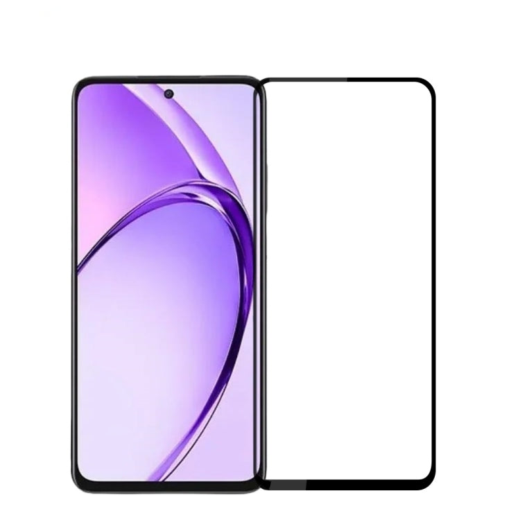 For OPPO A3x / A3 Vitality PINWUYO 9H 2.5D Full Screen Tempered Glass Film(Black) - OPPO Tempered Glass by PINWUYO | Online Shopping UK | buy2fix