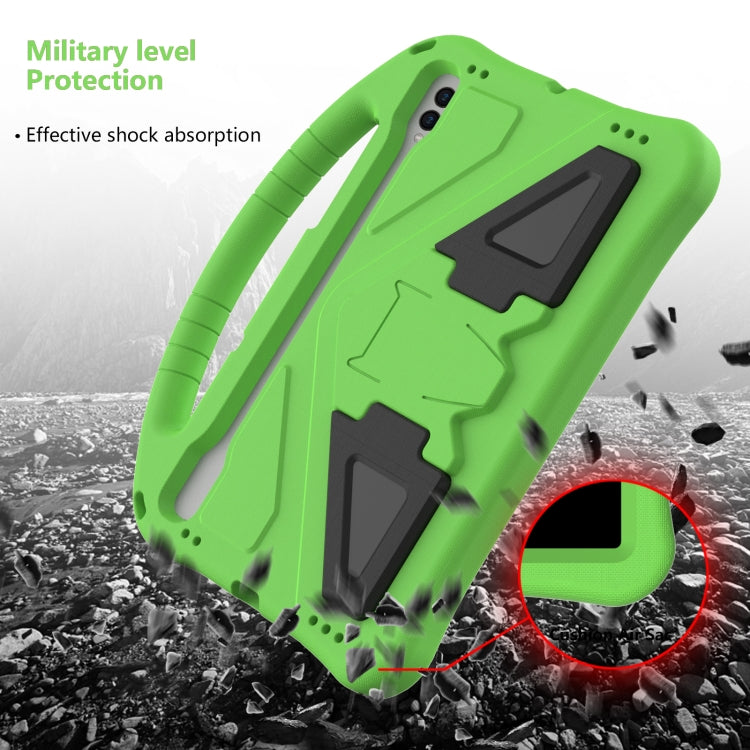 For Samsung Galaxy Tab S10 EVA Shockproof Tablet Case with Holder(Green) - Tab S10 Cases by buy2fix | Online Shopping UK | buy2fix